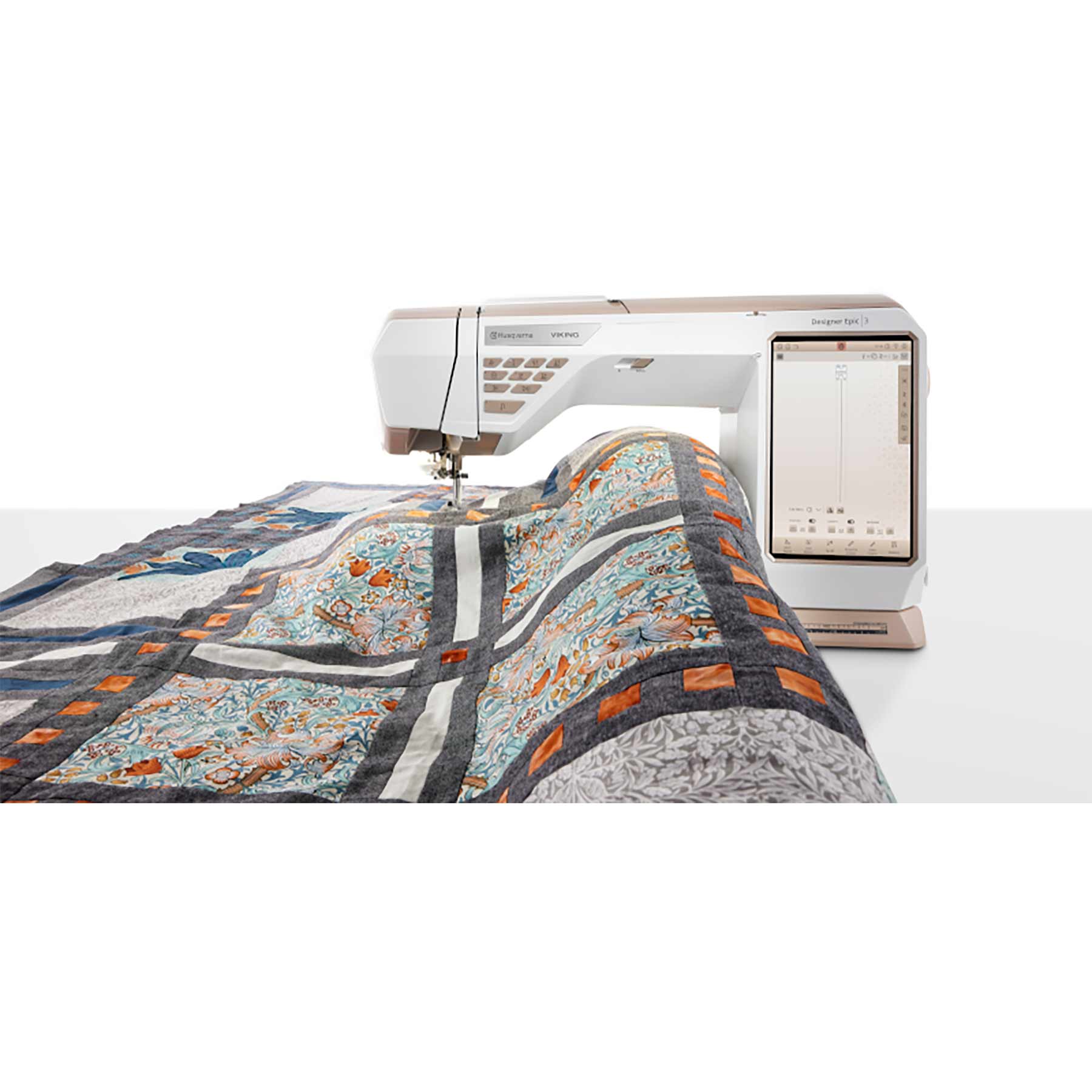 HUSQVARNA® VIKING® DESIGNER EPIC™ 3 Sewing & Embroidery Machine Starlight Bronze - Image 4