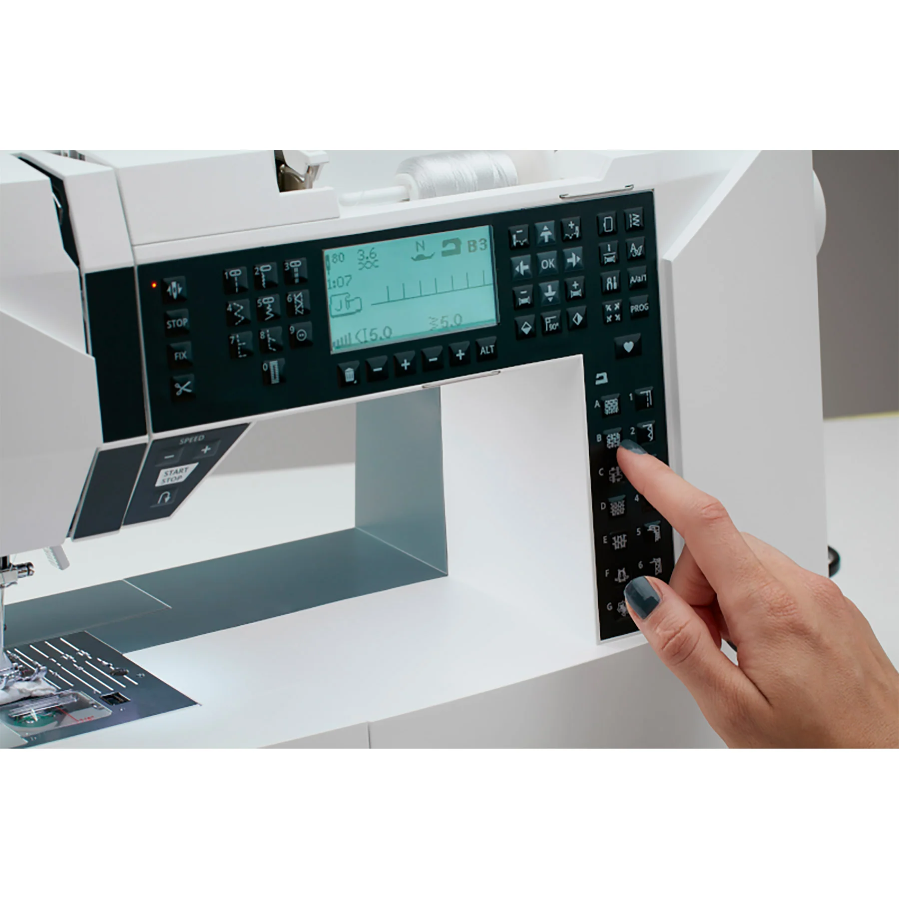 HUSQVARNA® VIKING® DESIGNER JADE™ 35 Sewing and Embroidery Machine - Image 5