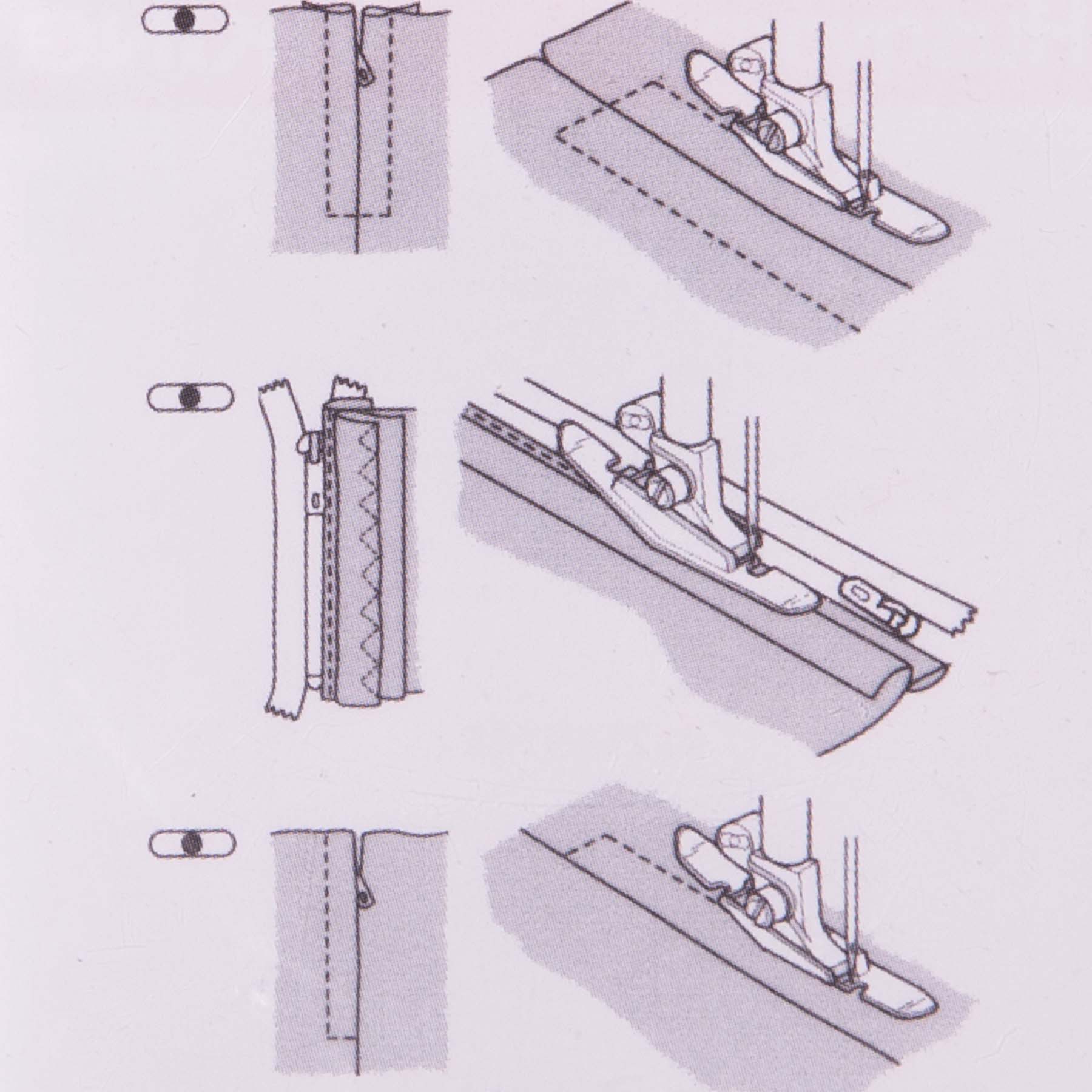 HUSQVARNA® VIKING® Narrow Zipper Foot - Image 2