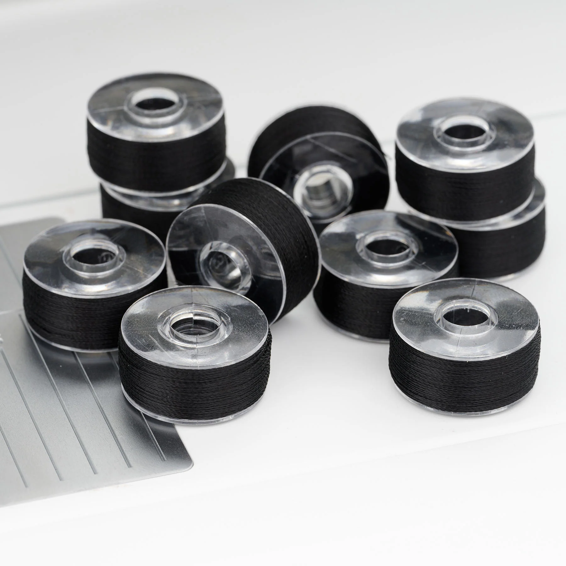HUSQVARNA® VIKING® Pre-Wound Black Bobbins 10-Pack (8,9)