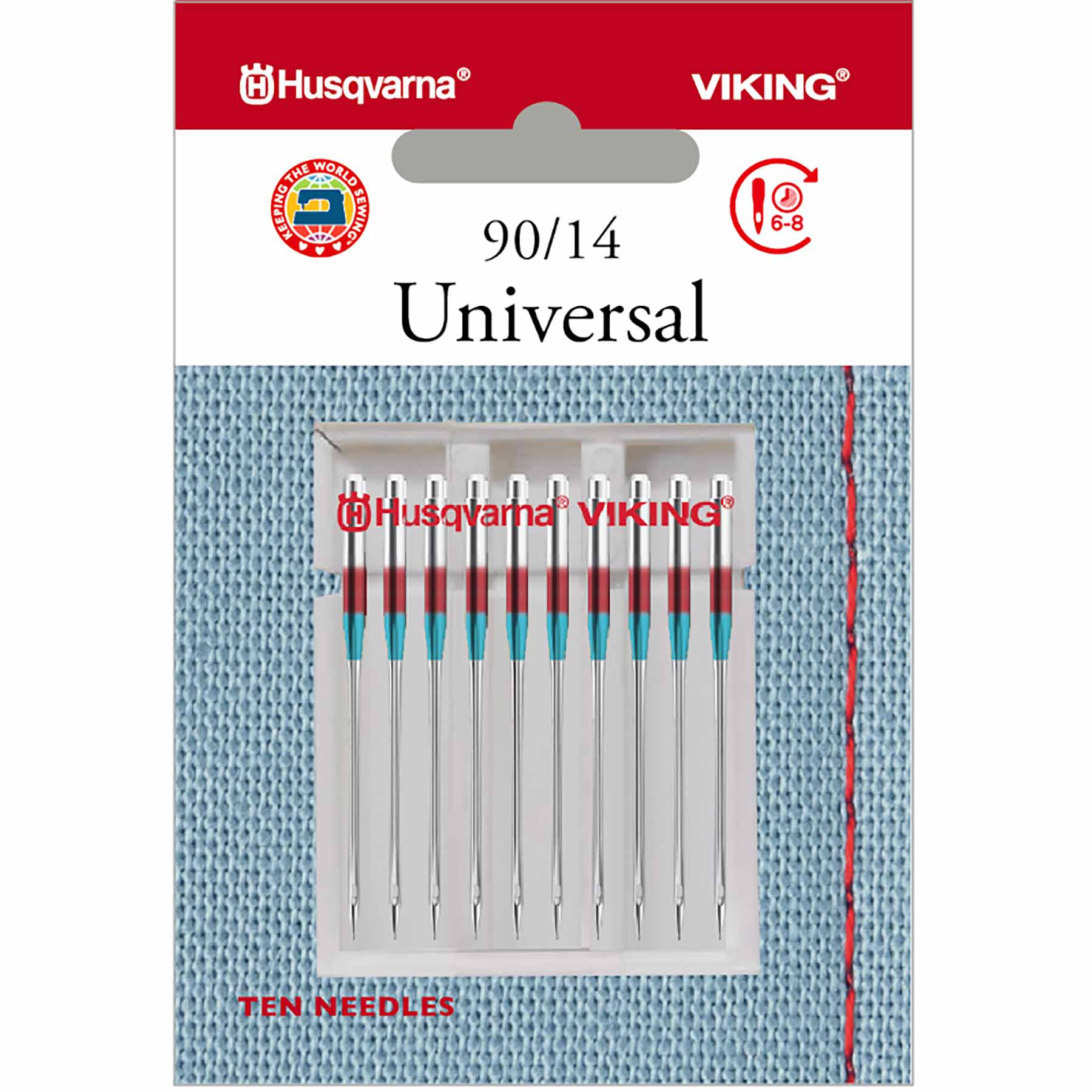 HUSQVARNA® VIKING® Universal Needles Size 90/14 10-Pack