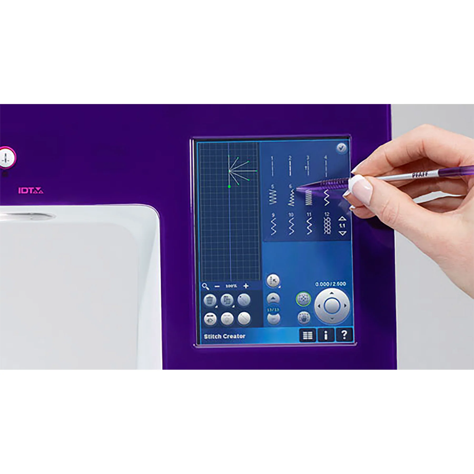 PFAFF® creative™ 4.5 Sewing and Embroidery Machine - Image 3