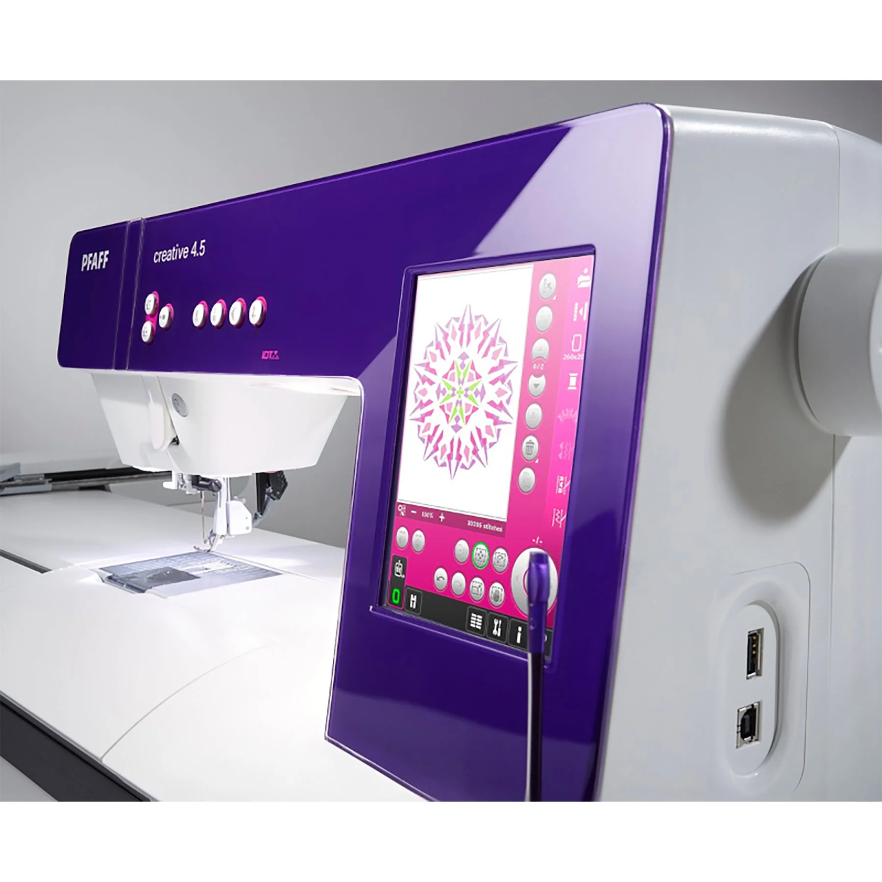 PFAFF® creative™ 4.5 Sewing and Embroidery Machine - Image 4
