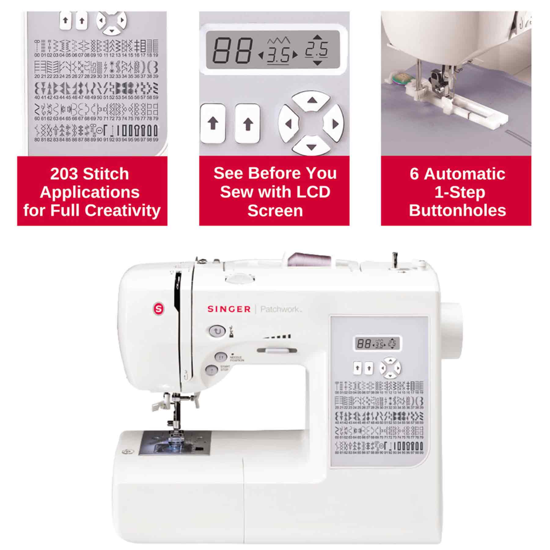 SINGER® Patchwork™ 7285Q Sewing & Quilting Machine - Image 3